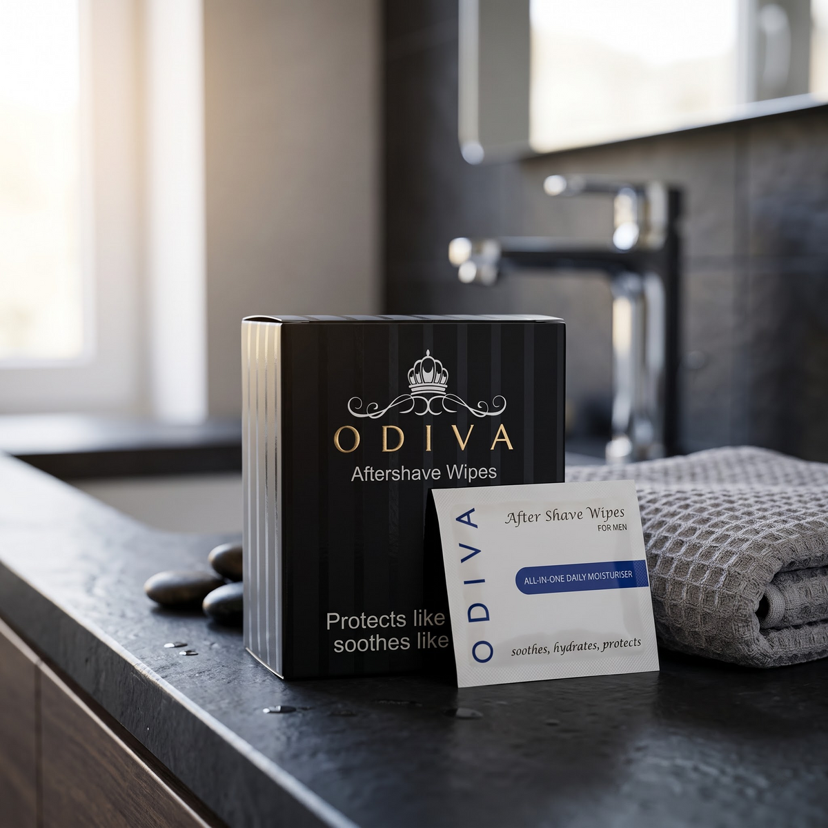 ODIVA AFTERSHAVE WIPES