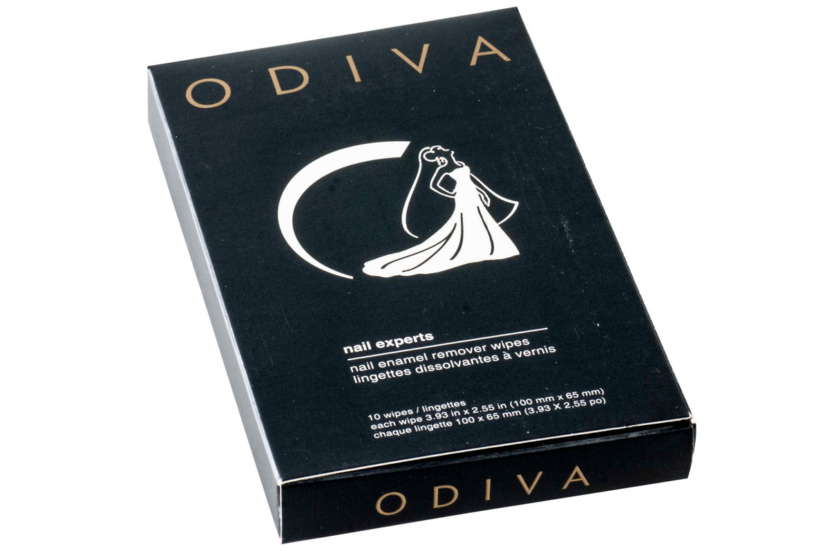 ODIVA Nail Remover Wipes (Pack of 10 Sachets)
