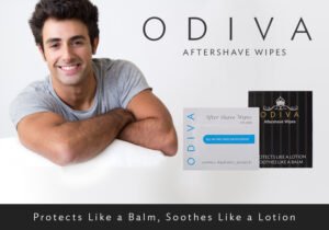 ODIVA Men's Aftershave Lotion, Aftershave Wipe (Pack of 25 Sachets)